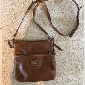 Dooney & Bourke Brown Leather Shoulder Bag